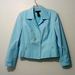 Petite Sophisticate blue blazer/jacket